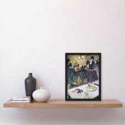 "Artery8 Monsieur Boileau at the Cafe Vintage Framed Wall Art Print Lautrec - Size: W12"" x H16""" - thumbnail 4