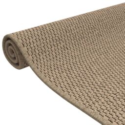 Berkfield Home Carpet Runner Sisal Look Sand 50x150 cm in Brown - Size: 100 cm diameter - thumbnail 5