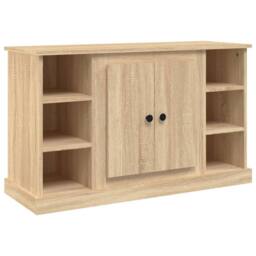 Berkfield Home Sideboard Sonoma Oak 100x35.5x60 cm Engineered Wood in Tan - thumbnail 3