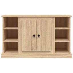 Berkfield Home Sideboard Sonoma Oak 100x35.5x60 cm Engineered Wood in Tan - thumbnail 6