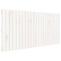 Berkfield Home Wall Headboard White 140x3x60 cm Solid Wood Pine - Size: 140 x 3 x 60 cm - thumbnail 2