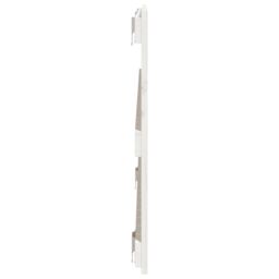 Berkfield Home Wall Headboard White 140x3x60 cm Solid Wood Pine - Size: 140 x 3 x 60 cm - thumbnail 5