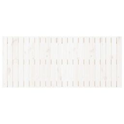 Berkfield Home Wall Headboard White 140x3x60 cm Solid Wood Pine - Size: 140 x 3 x 60 cm - thumbnail 4
