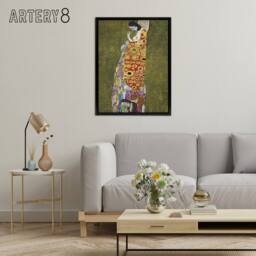 "Artery8 Vision Hope II Pregnancy Life Death Framed Canvas Wall Art Print Klimt - Size: W12"" x H16""" - thumbnail 3