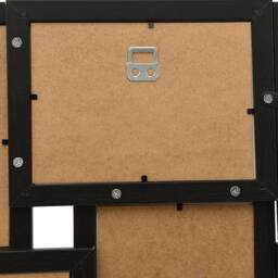 Berkfield Home Collage Photo Frame for 24x(13x18 cm) Picture Black MDF - Size: 13x18 cm - thumbnail 5