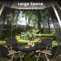 Costway 310 X 270 CM Pop UP Screen House Foldable Outdoor Camping Tent Gazebo - thumbnail 5
