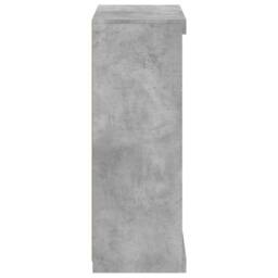Berkfield Home Sideboard with LED Lights Concrete Grey 60.5x37x100 cm - thumbnail 7