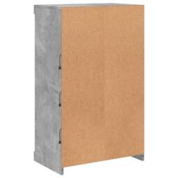 Berkfield Home Sideboard with LED Lights Concrete Grey 60.5x37x100 cm - thumbnail 8