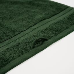 OHS 4 Pack of 100% Cotton Bathroom Bath Towel in Dark Green - thumbnail 5
