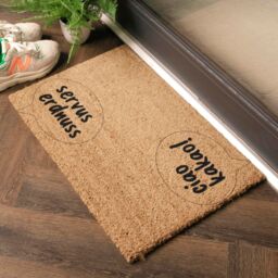 Artsy Mats Servus Erdnuss Doormat (60 x 40cm) in Brown - Size: 90 cm x 60 cm - thumbnail 2