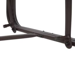 Wyld and Coco Brown Outdoor Rocking Chair - Powder-Coated Aluminium Frame - thumbnail 7