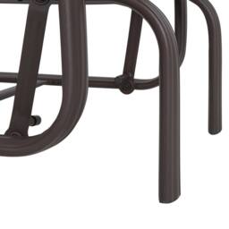Wyld and Coco Brown Outdoor Rocking Chair - Powder-Coated Aluminium Frame - thumbnail 6
