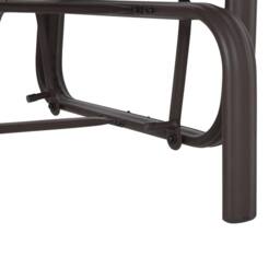 Wyld and Coco Brown Outdoor Rocking Chair - Powder-Coated Aluminium Frame - thumbnail 8