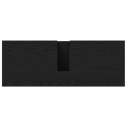 Berkfield Home Modern Bathroom Sink Cabinet Black Oak 80x30x60 cm Engineered Wood - Size: 80 x 30 x 60 cm - thumbnail 9