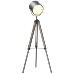 Wyld Haus Lesado Zine Grey Adjustable Tripod Floor Lamp with Spotlight Head - thumbnail 2