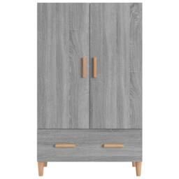 Berkfield Home Highboard Grey Sonoma 70x31x115 cm Engineered Wood - Size: 70 x 31 x 115 cm