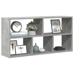 Berkfield Home Wall Shelf Concrete Grey 100x25x50 cm Engineered Wood - Size: 100 x 25 x 50 cm - thumbnail 1