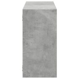 Berkfield Home Wall Shelf Concrete Grey 100x25x50 cm Engineered Wood - Size: 100 x 25 x 50 cm - thumbnail 5