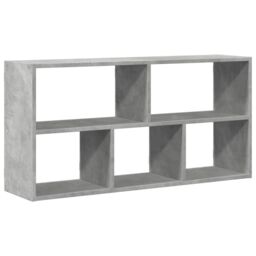 Berkfield Home Wall Shelf Concrete Grey 100x25x50 cm Engineered Wood - Size: 100 x 25 x 50 cm - thumbnail 2