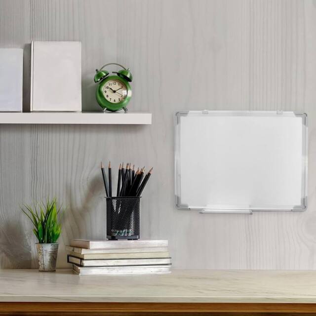 Kelvenix Magnetic Whiteboard White Board Dry Wipe Notice Office School Home - image 1