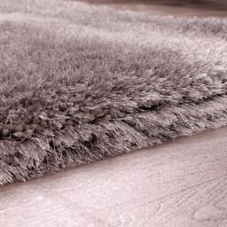 The Rug Shop UK Silver Handmade Luxurious Easy to clean Plain Rug - Size: 200 cm x 290 cm - thumbnail 5