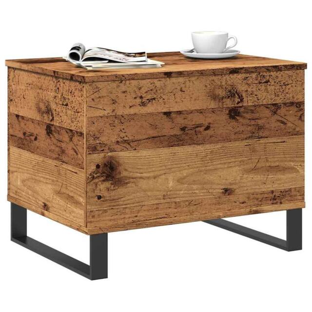 Berkfield Home Durable Coffee Table Old Wood 60x44.5x45 cm Engineered Wood in Brown - image 1