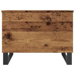 Berkfield Home Durable Coffee Table Old Wood 60x44.5x45 cm Engineered Wood in Brown - thumbnail 4