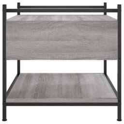 Berkfield Home Coffee Table Grey Sonoma 50x50x50 cm Engineered Wood - Size: 50 x 50 x 50 cm - thumbnail 7