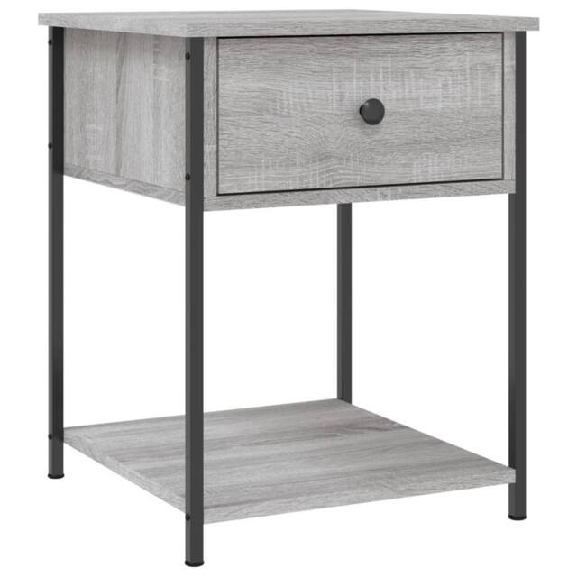 Berkfield Home Elegant Bedside Tables 2 pcs Grey Sonoma 44x45x58 cm Engineered Wood - Size: 44 x 45 x 58 cm - image 1