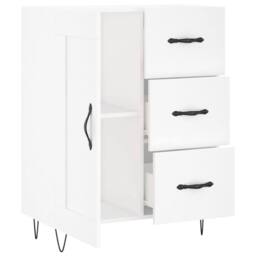 Berkfield Home Sideboard White 69.5x34x90 cm Engineered Wood - thumbnail 6