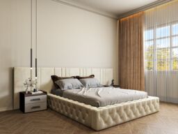 HOB Furniture Meridian Bed in Green - Size: King - thumbnail 4