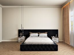 HOB Furniture Meridian Bed in Green - Size: King - thumbnail 1
