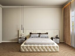 HOB Furniture Meridian Bed in Green - Size: King - thumbnail 3