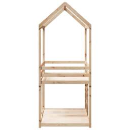 Berkfield Home Beautiful Bunk Bed without Mattress 80x200 cm Solid Wood Pine in Light Brown - thumbnail 7