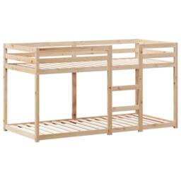 Berkfield Home Beautiful Bunk Bed without Mattress 80x200 cm Solid Wood Pine in Light Brown - thumbnail 5