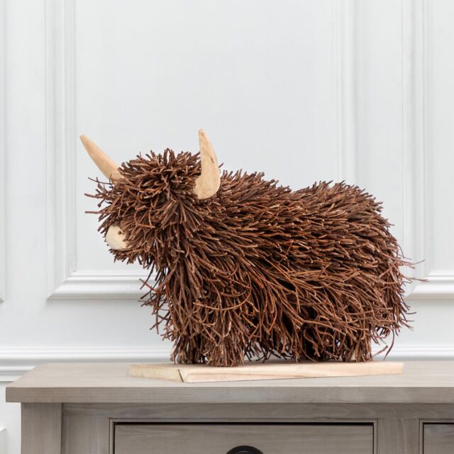 Voyage Maison Hewie Hand Crafted Wooden Sculpture in Brown
