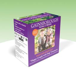Gainsborough Happy Couple Walking Dog Garden Ornament, Weather Resistant - thumbnail 3