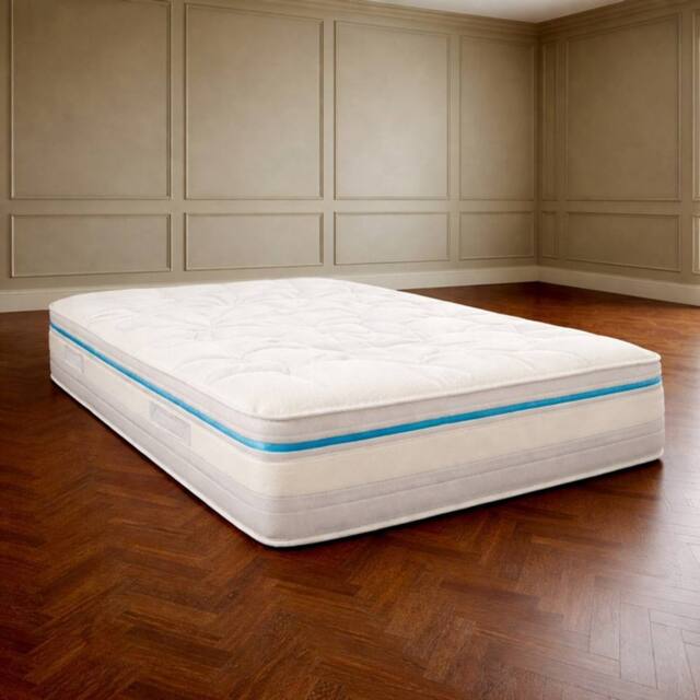 Desire Deco Laurel Hybrid Pocket Get Mattress Double, King, Super King in White - image 1
