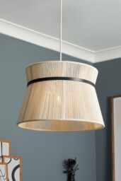 BHS Lighting Vera String Bound Easy Fit Light Shade in Natural - thumbnail 4