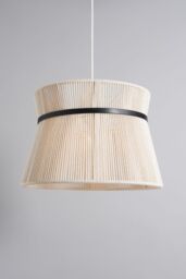 BHS Lighting Vera String Bound Easy Fit Light Shade in Natural - thumbnail 1