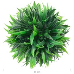 Berkfield Home Artificial Boxwood Balls 4 pcs 15 cm in Green - thumbnail 4