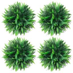 Berkfield Home Artificial Boxwood Balls 4 pcs 15 cm in Green - thumbnail 2