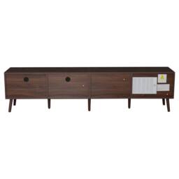 Tokpiedi Stylish Living Room Credenza Sideboard Media Center in Brown - thumbnail 7