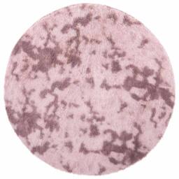 Berkfield Home Shaggy Rug High Pile NAVARRA Dusty Pink 240x240 cm Polyester - Size: Medium - thumbnail 3
