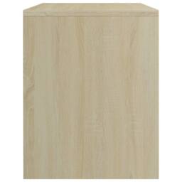 Berkfield Home Elegant Bedside Cabinet Sonoma Oak 40x30x40 cm Engineered Wood in Light Oak - Size: 40 x 30 x 40 cm - thumbnail 5