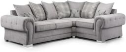 Furniture 786 Verona Scatter Back 2c1 Corner Sofa in Grey - thumbnail 1