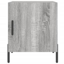 Berkfield Home Bedside Cabinets 2 pcs Grey Sonoma 40x40x50 cm Engineered Wood - Size: 40 x 40 x 50 cm - thumbnail 6