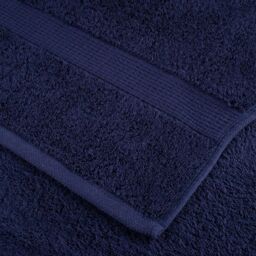 Berkfield Home Premium Sauna Towels SOLUND 4pcs Navy Blue 80x200cm 600gsm - thumbnail 6