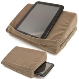 mysmartbuy Tablet Holder Cushion with Inner Pocket - Angled Pillow Device Stand for Tablets, Phones, E-Readers & Books - Grey, 22 x 30 x 24cm - thumbnail 6