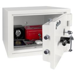 Phoenix Safe Company Phoenix Fortress SS1452K Security Safe w/ Double-Bitted Key Lock, 22L in White - Size: 300 cm x 100 cm - thumbnail 2